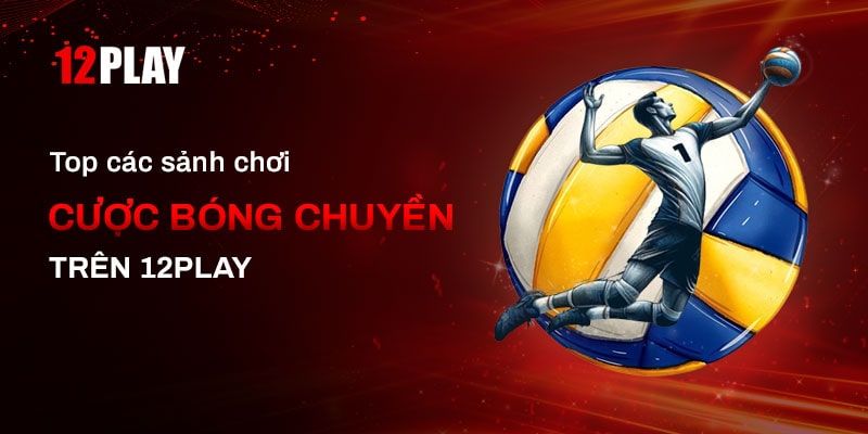 Các sảnh cược bóng chuyền có tại trang cược 12Play